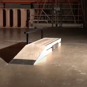 6ft Skateboard Grind Rail Launch Combo Box by OC Ramps