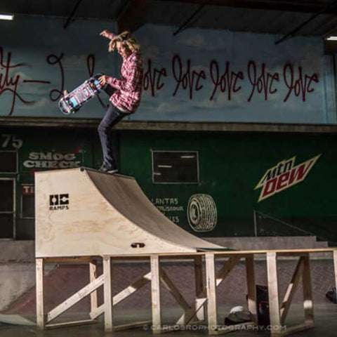 Image of (TWO) 3ft x 6ft Quarter Pipe Skateboard Ramps by OC Ramps