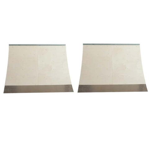 Image of (TWO) 2ft x 3ft Quarter Pipe Skateboard Ramp by OC Ramps