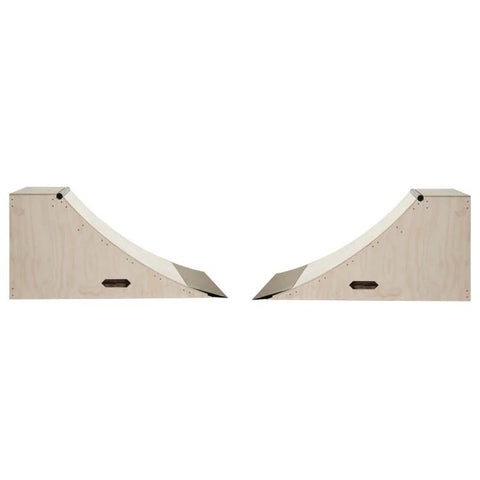 Image of (TWO) 2ft x 3ft Quarter Pipe Skateboard Ramp by OC Ramps