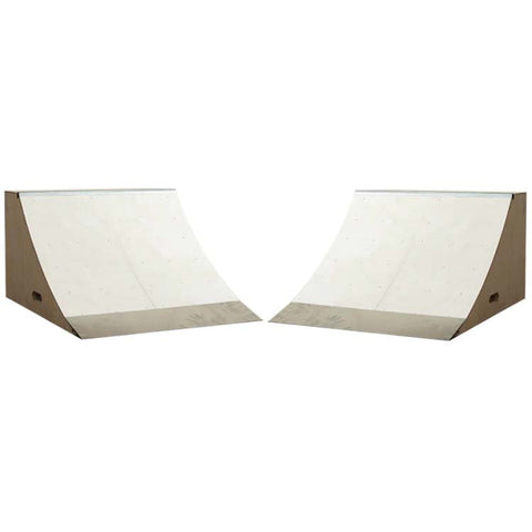 Image of (TWO) 2ft x 3ft Quarter Pipe Skateboard Ramp by OC Ramps
