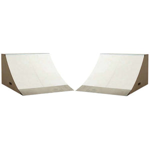 (TWO) 2ft x 3ft Quarter Pipe Skateboard Ramp by OC Ramps