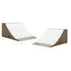 (TWO) 2ft x 3ft Quarter Pipe Skateboard Ramp by OC Ramps