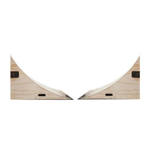 (TWO) 3ft x 4ft Quarter Pipe Skateboard Ramps by OC Ramps