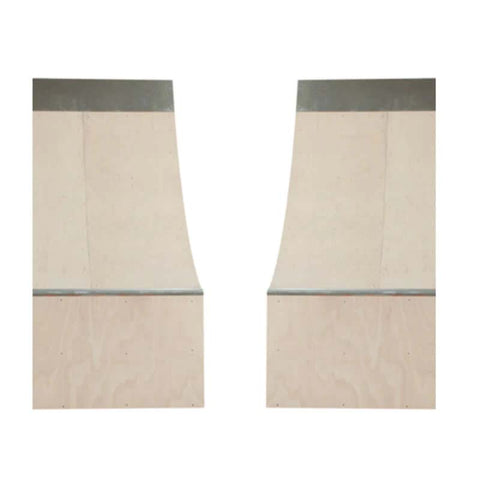 Image of (TWO) 3ft x 4ft Quarter Pipe Skateboard Ramps by OC Ramps