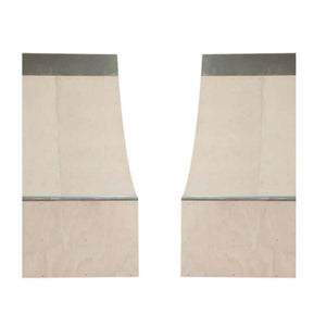 (TWO) 3ft x 4ft Quarter Pipe Skateboard Ramps by OC Ramps