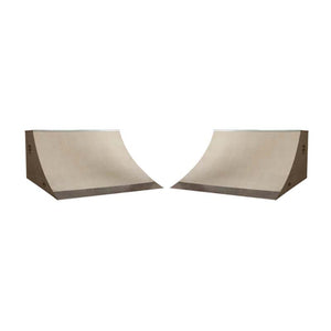 (TWO) 3ft x 6ft Quarter Pipe Skateboard Ramps by OC Ramps