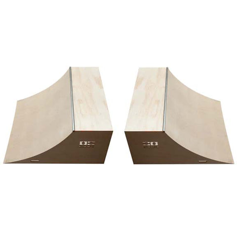 Image of (TWO) 3ft x 6ft Quarter Pipe Skateboard Ramps by OC Ramps