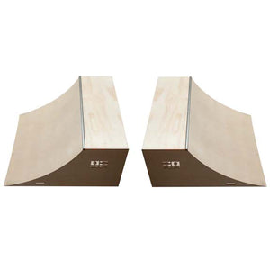 (TWO) 3ft x 6ft Quarter Pipe Skateboard Ramps by OC Ramps