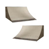 (TWO) 3ft x 8ft Quarter Pipe Skateboard Ramps by OC Ramps