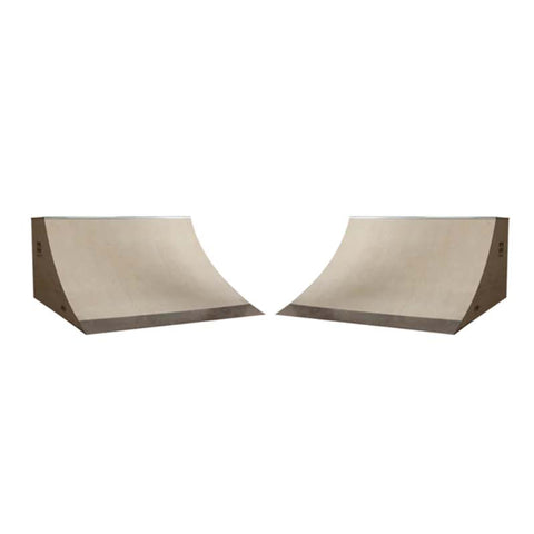 Image of (TWO) 3ft x 8ft Quarter Pipe Skateboard Ramps by OC Ramps