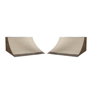 (TWO) 3ft x 8ft Quarter Pipe Skateboard Ramps by OC Ramps