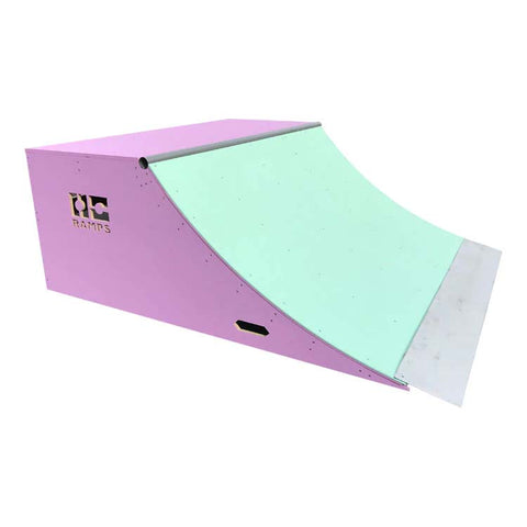 Image of 2.5ft x 6ft Unicorn Quarter Pipe Skateboard Ramp by OC Ramps