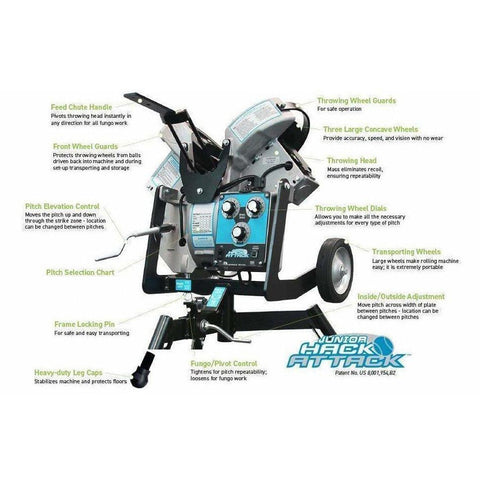 Image of Junior Hack Attack Softball Pitching Machine