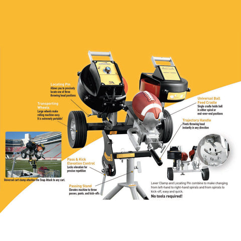 Image of Sports Attack Snap Attack Football Throwing Machine