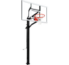 Extreme Series 60" Adjustable In Ground Basketball Hoop - Glass Backboard