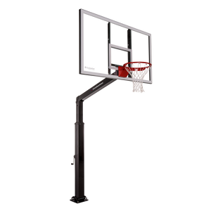 Launch Pro Series 72" In-Ground Basketball Hoop - Glass Backboard