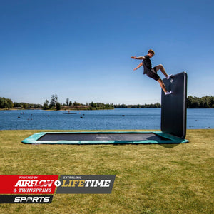 Berg Ultim Champion FlatGround 16ft In-Ground Trampoline