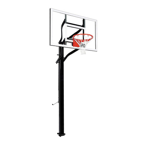 Image of Extreme Series 54" In Ground Basketball Hoop - Glass Backboard