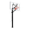 Extreme Series 54" In Ground Basketball Hoop - Glass Backboard